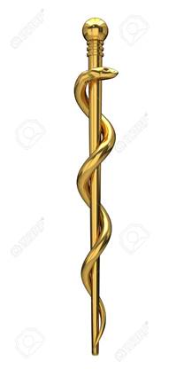 12065761-Staff-of-Aesculapius-medical-symbol-isolated-on-a-white-background--Stock-Photo